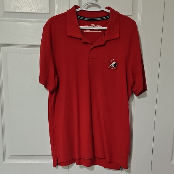 Canada Red Polo Shirt - Picture 1 of 4